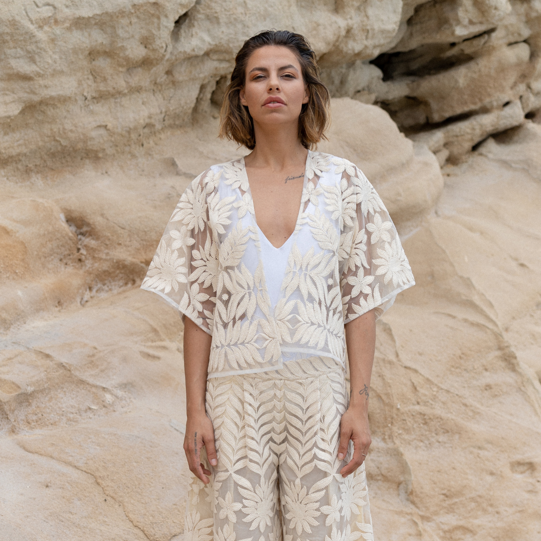 Shop elegant beachwear from Bolero and Rêve de Rive collections