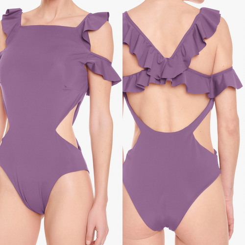 Charmaine Square Neck Swimsuit – Eco-Friendly & Chic – RÊVE DE RIVE