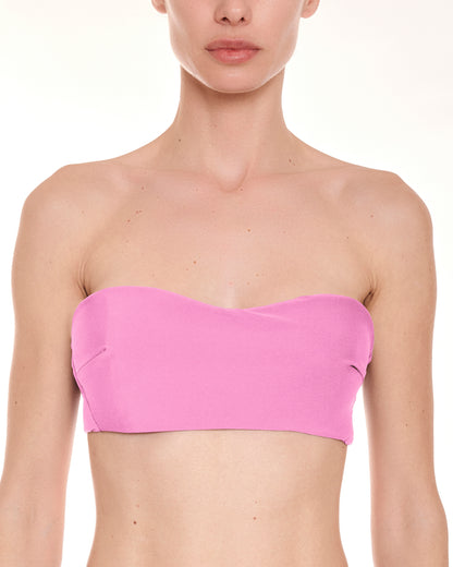 Latest collection of stylish and versatile bikinis showcasing a flattering strapless silhouette