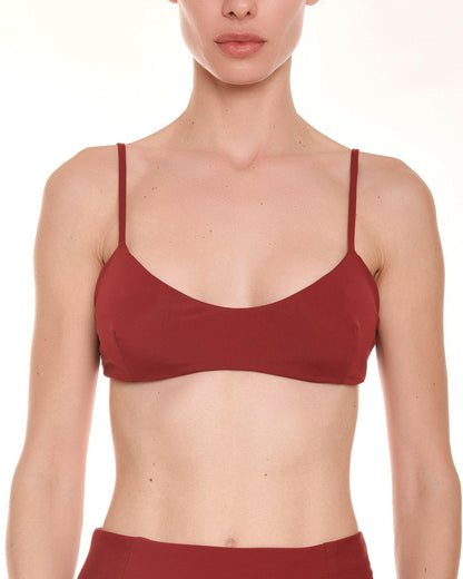 Stylish Bikini Top by Rêve de Rive Swimwear, Skimpy cut enhances silhouette