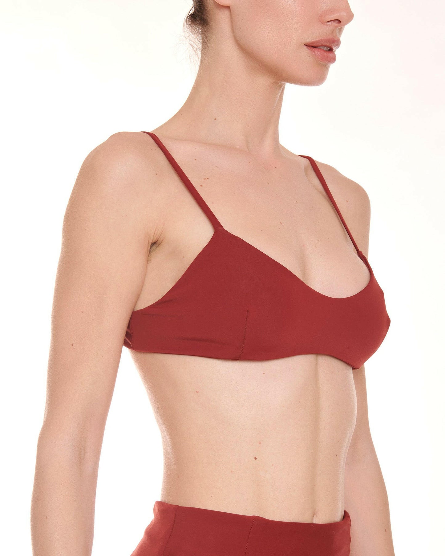 Stylish Bikini Top by Rêve de Rive Swimwear, Skimpy cut enhances silhouette