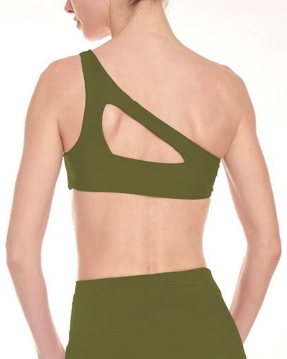 Aline Trokut Swimsuit with Bikini Top and Cut-Out Design, Perfect for Summer Days